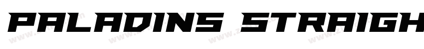 Paladins Straight Re字体转换